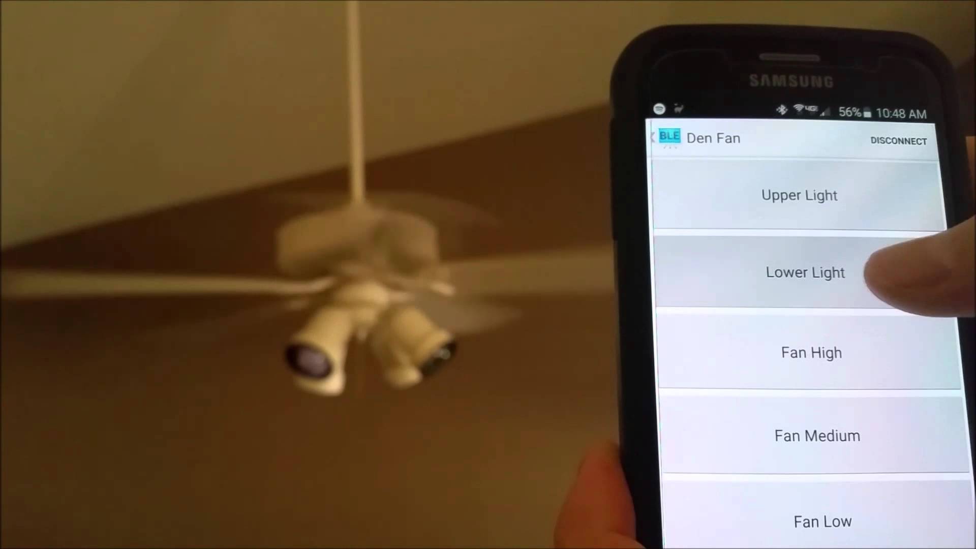 藍牙溫度控制電風扇